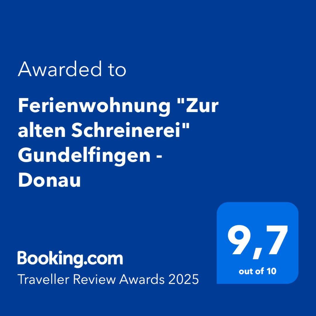 Ferienwohnung "Zur Alten Schreinerei" Gundelfingen - Donau Gundelfingen an der Donau Exterior foto